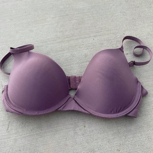 Vince Camuto purple bra size 36B demi underwire padded - Picture 6 of 7